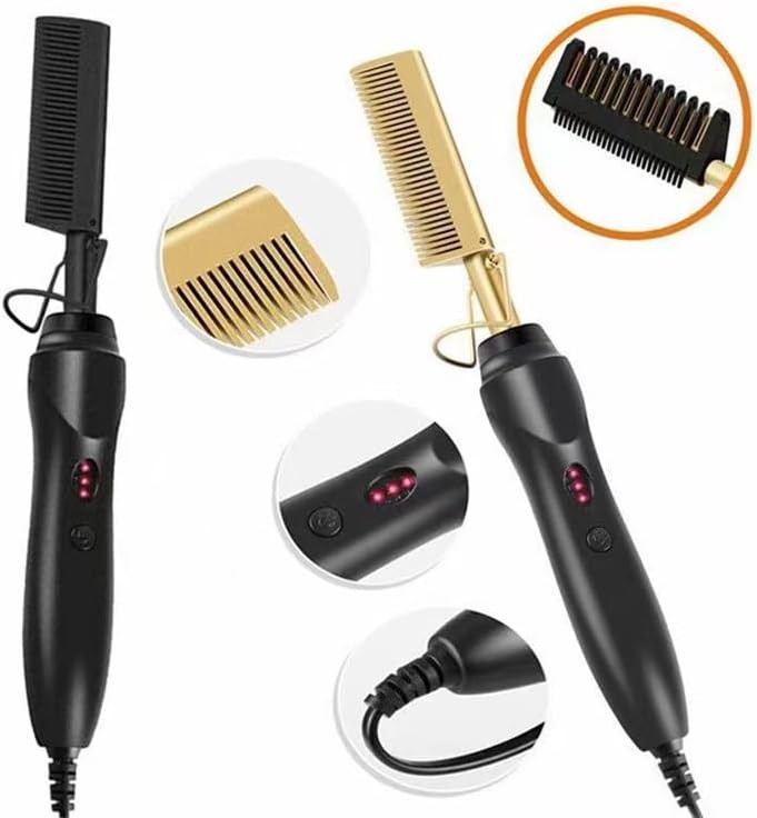 Ceramic hot comb for natural hair — photo 3