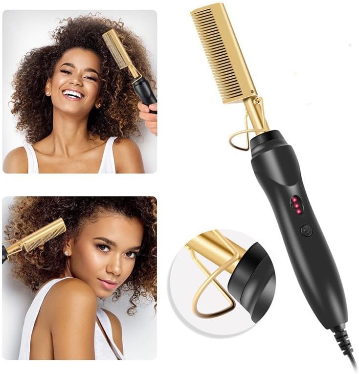 Ceramic hot comb for natural hair — photo 4