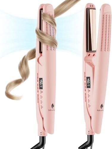 Titanium airflow styler and curling wand