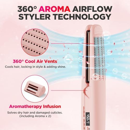 Titanium airflow styler and curling wand — photo 3