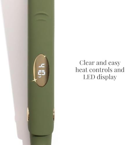 Olive green extra long titanium iron — photo 3