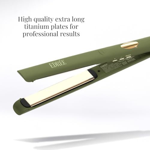 Olive green extra long titanium iron — photo 4