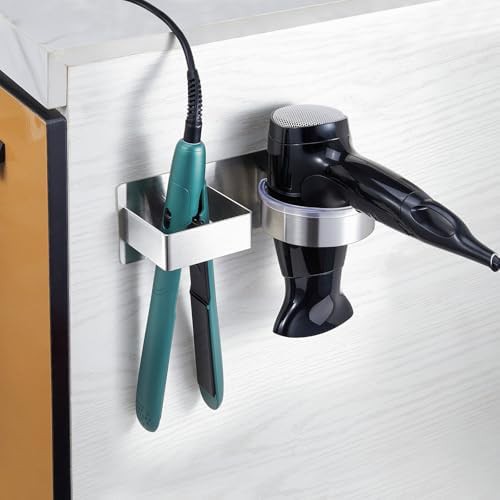 Silver wall mounted hair tool holder — photo 5