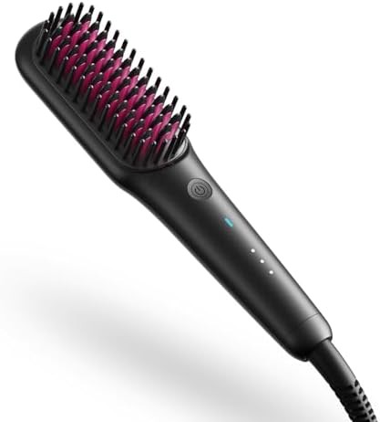 Ultra lightweight mini ionic straightening brush