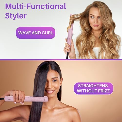 Pink airflow styler and curling wand — photo 5