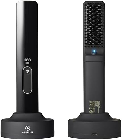 Cordless ionic beard and hair comb