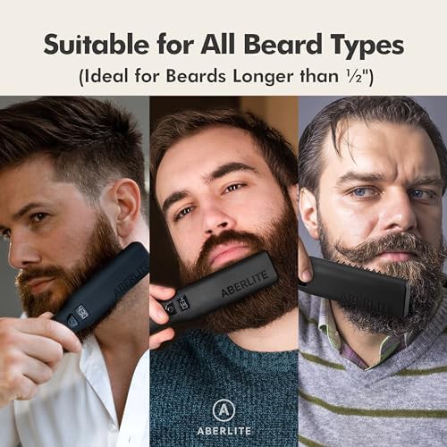 Professional ionic beard and hair straightener — photo 4