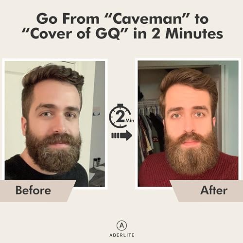 Professional ionic beard and hair straightener — photo 5