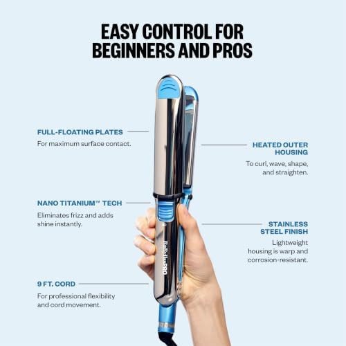 Prima3300 wide titanium flat iron — photo 5