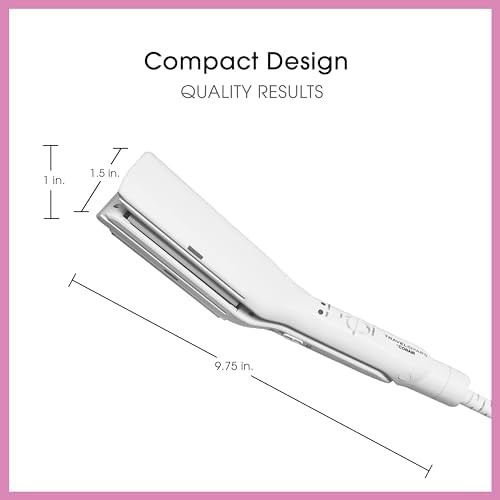 Dual purpose travel mini iron for hair and clothes — photo 5