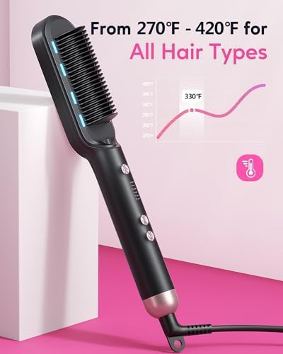 Ionic straightening brush and dryer set — photo 3