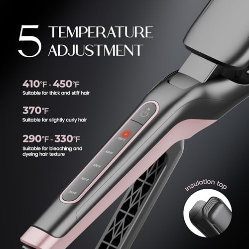 Wide green ceramic ionic flat iron — photo 4