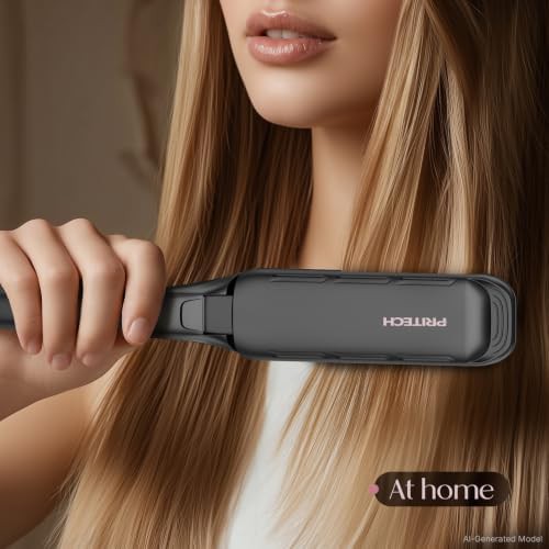 Wide green ceramic ionic flat iron — photo 5