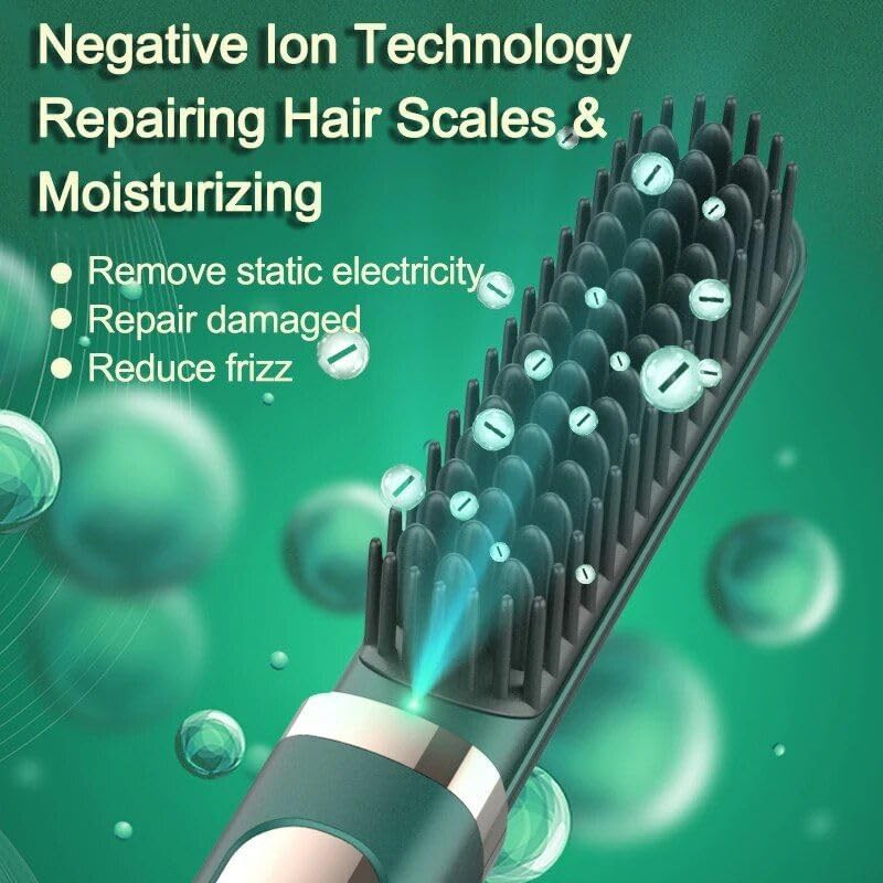 Sellvia purple ionic electric straightening brush — photo 3
