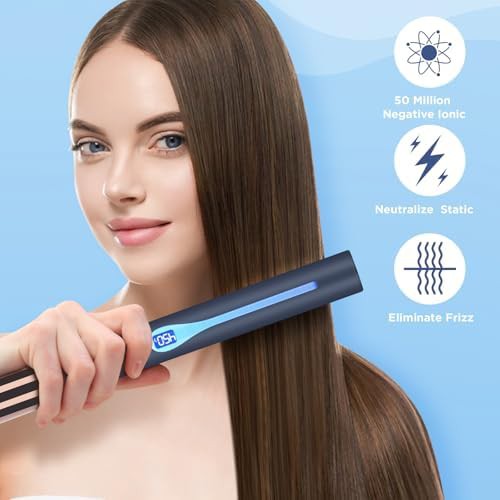 Infrared titanium hair straightener 1 inch — photo 3