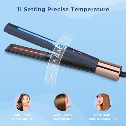 Infrared titanium hair straightener 1 inch — photo 4