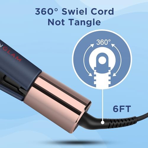 Infrared titanium hair straightener 1 inch — photo 5