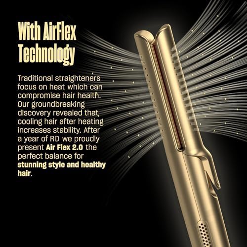 Golden professional airflex flat iron — photo 3