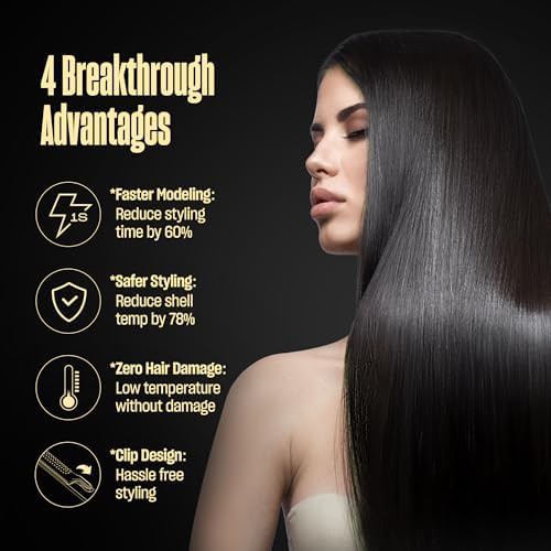 Golden professional airflex flat iron — photo 4