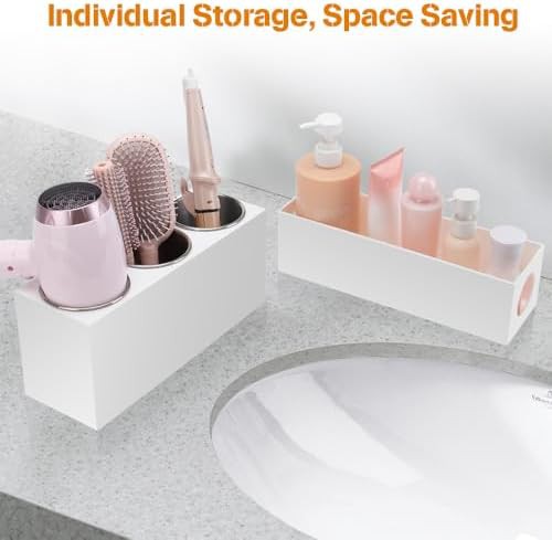 Hair tool organizer with steel cups — photo 4
