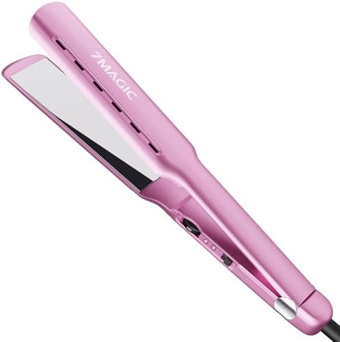 Purple nano titanium wide flat iron