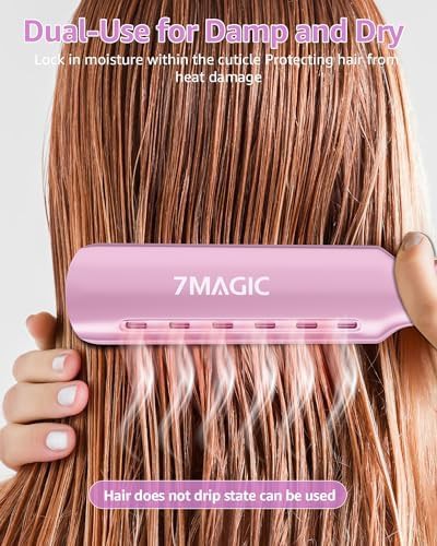 Purple nano titanium wide flat iron — photo 3