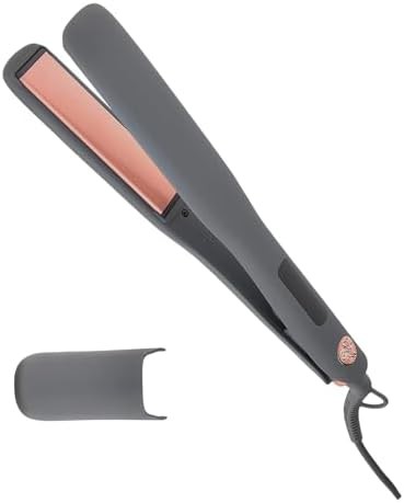 Ceramic tourmaline flat iron for frizz control