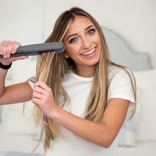 Ceramic tourmaline flat iron for frizz control — photo 4