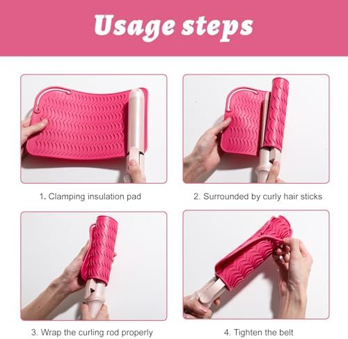 Pink heat insulated silicone mat pouch — photo 5