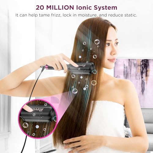 Black ionic straightening brush sixteen modes — photo 4