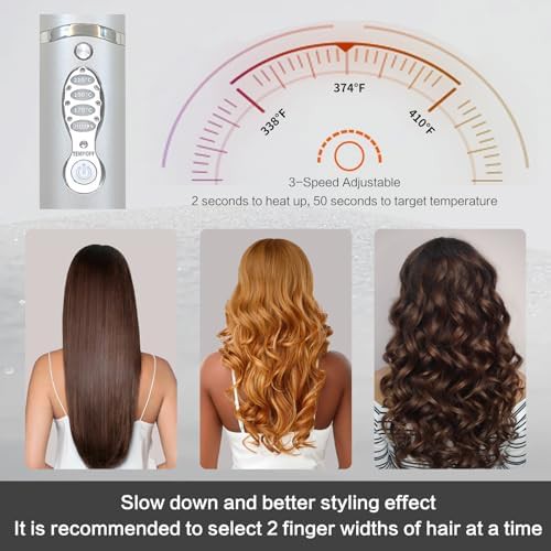 Long Range Cordless Titanium Flat Iron — photo 5