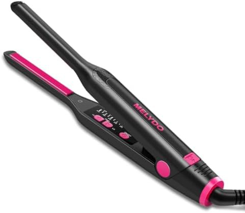 Pencil thin mini flat iron for edges