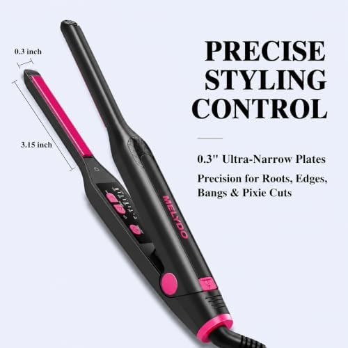 Pencil thin mini flat iron for edges — photo 3