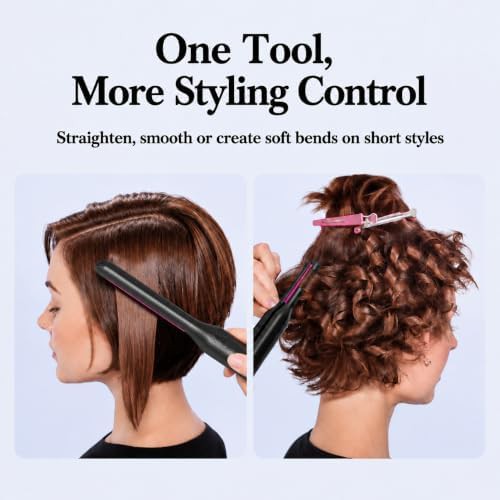 Pencil thin mini flat iron for edges — photo 4