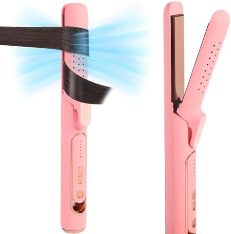 Titanium airflow styler and curling wand