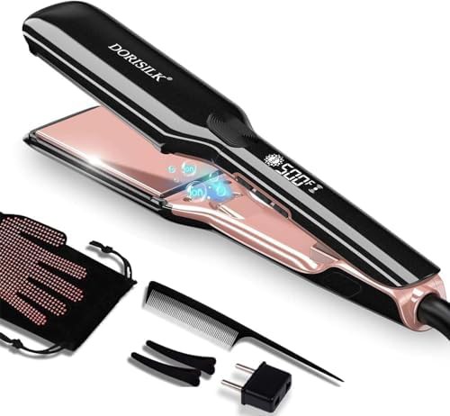 Wide Plate Plasma Hair Straightener