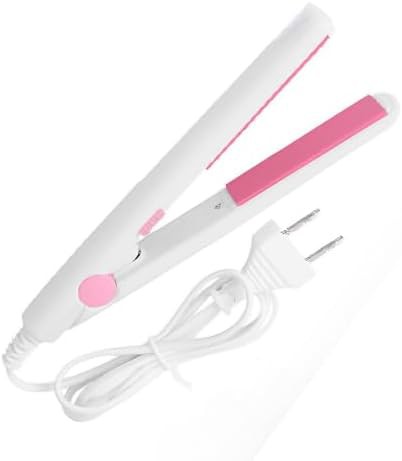 White tourmaline ceramic mini flat iron