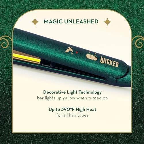 Wicked Elphaba themed 1-inch flat iron — photo 3