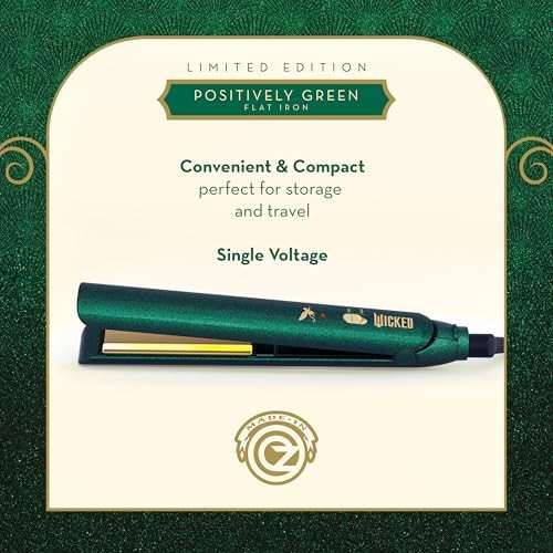 Wicked Elphaba themed 1-inch flat iron — photo 4