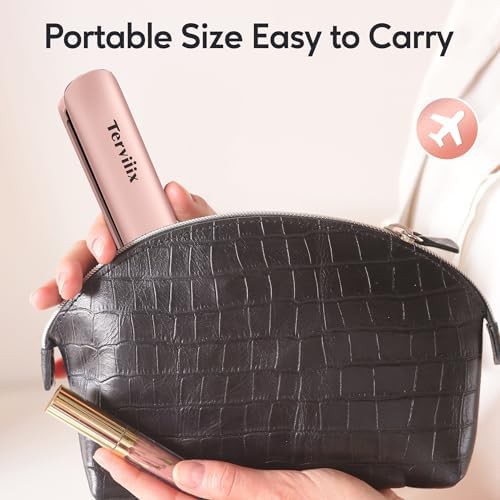 Cordless portable mini straightener and curler — photo 5