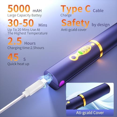 Titanium plate cordless rechargeable straightener — photo 4