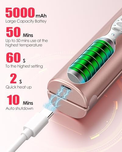 Cordless mini flat iron for bangs — photo 3