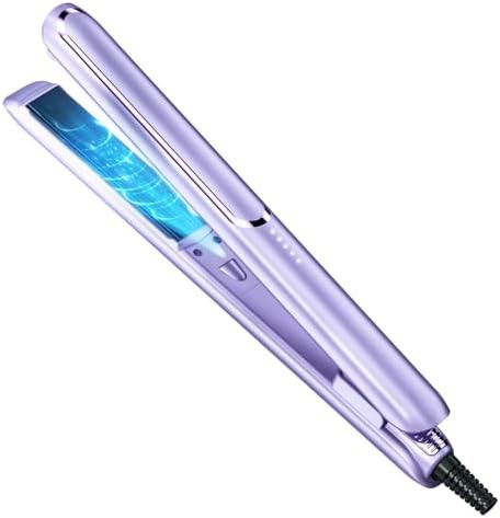 Purple professional flat iron and curler