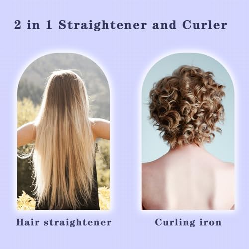 Purple professional flat iron and curler — photo 4