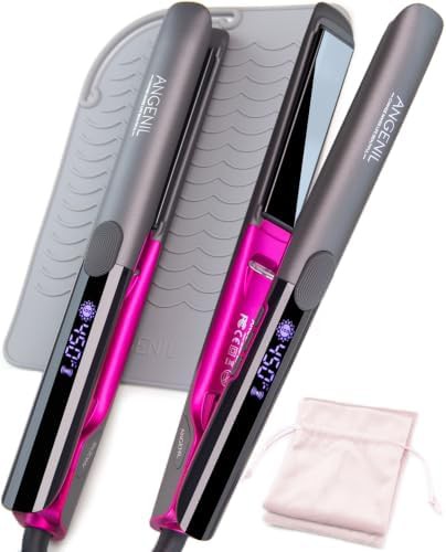 Titanium dual voltage flat iron and curler