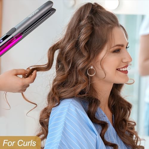 Titanium dual voltage flat iron and curler — photo 4