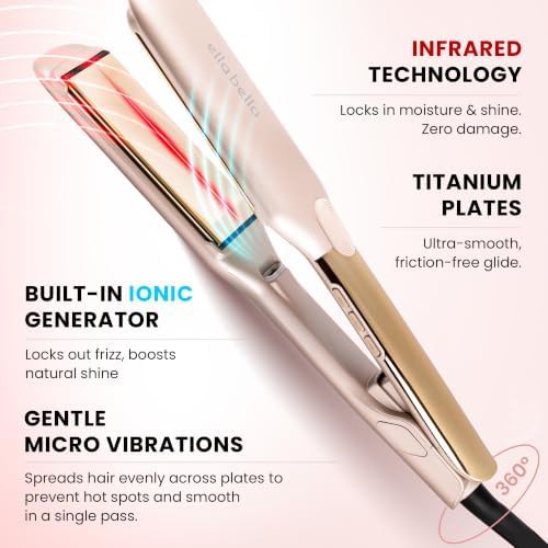 Wide plate titanium iron with infrared heat — photo 4