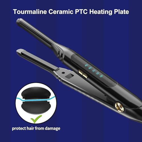 Black pencil thin mini flat iron — photo 3