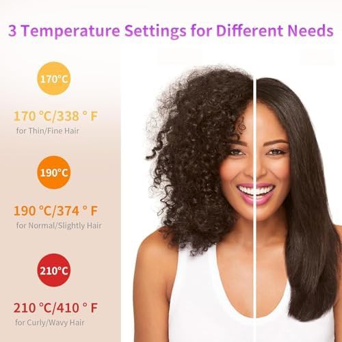 Black cordless ionic straightening brush — photo 3