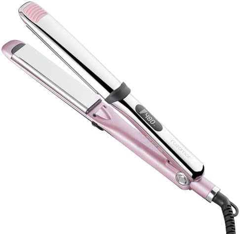 Professional titanium flat iron with ionic technology